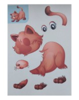 Carte de colorat pentru copii Combinatul Poligrafic Taie și lipește imaginea #2 — magazin online Desire.md