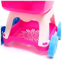 Cărucior pentru păpuși Guclu Toys J2979 Cute Stroller Pink/Light Blue imaginea #4 — magazin online Desire.md