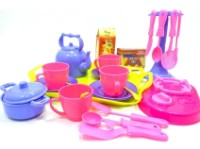 Seturi de veselă pentru păpuși Guclu Toys J4881 Selena Tea Time Set In Box