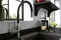 Смеситель для кухни Ferro Zumba BZA4BSSGM фото №2 — интернет-магазин Desire.md