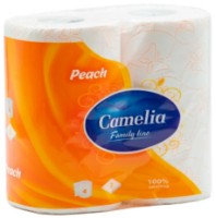 Туалетная бумага Camelia Peach 3 plies 4 rolls