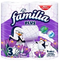 Hârtie igienica Familia Magic Flower 3 plies 4 rolls