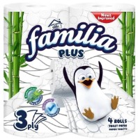 Hârtie igienica Familia Natural 3 plies 4 rolls
