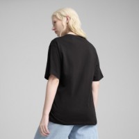 Tricou de dame Puma Ess No. 1 Logo Relaxed Puma Black, s.XS imaginea #3 — magazin online Desire.md