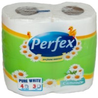Hârtie igienica Perfex Camomile 3 plies 4 rolls