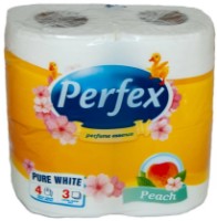 Hârtie igienica Perfex Peach 3 plies 4 rolls