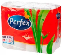 Hârtie igienica Perfex Pure White 3 plies 24 rolls