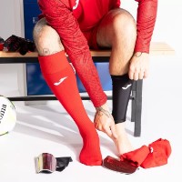 Футбольная защита ног Joma 401674.106 Red/Black s.M фото №3 — интернет-магазин Desire.md