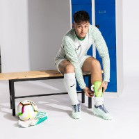 Футбольная защита ног Joma 401676.221 Green/Yellow, s.M фото №2 — интернет-магазин Desire.md