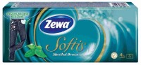 Бумажные салфетки Zewa Softis Mentol 10pcs