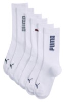 Детские носки Puma Unisex Rib Logo Crew 3P White/Various Logo Colors, s.35-38
