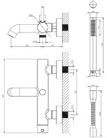 Baterie pentru cadă Omnires Y1231WM imaginea #2 — magazin online Desire.md
