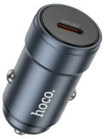 Încărcător auto Hoco Z57 Glorious Type-C to Type-C Metal Gray imaginea #6 — magazin online Desire.md