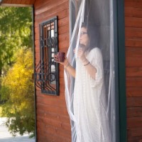 Москитная сетка с магнитами DecoBella Green Leaves 90514 фото №3 — интернет-магазин Desire.md