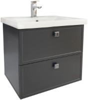 Шкаф с умывальником Mashtab Alicante 2 Sava 11868 Anthracite Matte 80cm фото №3 — интернет-магазин Desire.md