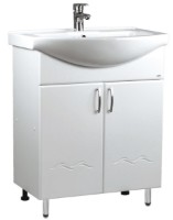 Шкаф с умывальником Mashtab Clasic 2 Basic 11622 White 75cm