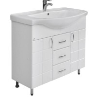 Шкаф с умывальником Mashtab Domino 3 Basic 11425 White 80cm
