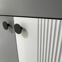 Шкаф с умывальником Mashtab Lerida 2 Sava 11874 Grey Matte/White 70cm фото №2 — интернет-магазин Desire.md