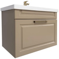 Шкаф с умывальником Mashtab Marbella 1 Sava 11870 Beige Matte 80cm фото №4 — интернет-магазин Desire.md