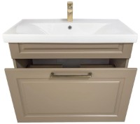Шкаф с умывальником Mashtab Marbella 1 Sava 11870 Beige Matte 80cm фото №2 — интернет-магазин Desire.md