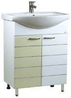 Шкаф с умывальником Mashtab Modern 2 Basic 11414 White/Beige 65cm