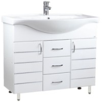 Шкаф с умывальником Mashtab Modern 3 Basic 11636 White 90cm