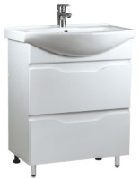 Шкаф с умывальником Mashtab Print 2 Basic 11573 White 65cm
