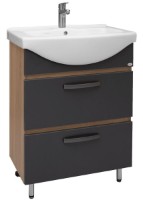 Шкаф с умывальником Mashtab Sonata 2 Basic 11332 Sonoma/Anthracite 65cm
