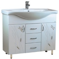 Шкаф с умывальником Mashtab Stuff 3 Basic 11629 White 80cm