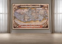 Картина ArtDesign Antique color map of the world 43x62cm (FK-10004)