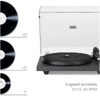 Виниловый проигрыватель Crosley C62C-BK4 фото №7 — интернет-магазин Desire.md