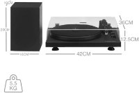 Виниловый проигрыватель Crosley C62C-BK4 фото №8 — интернет-магазин Desire.md