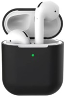 Чехол для наушников Helment Case Silicone AirPods 2 Black (AIRPOD2BK)