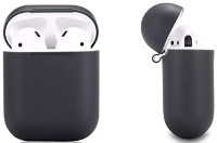 Husă pentru căști Helment Case Silicone AirPods 2 Black (AIRPOD2BK) imaginea #2 — magazin online Desire.md