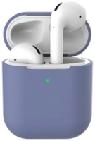 Чехол для наушников Helment Case Silicone Airpods 2 Lavander Gray (AIRPOD2LG)