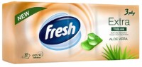 Бумажные салфетки Fresh Extra Aloe Vera 10x10pcs