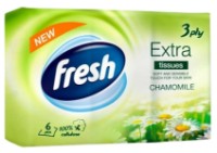 Бумажные салфетки Fresh Extra Chamomile 6x10pcs
