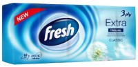 Бумажные салфетки Fresh Extra Classic 10x10pcs