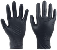Mănuși de unică folosință Cerva Spoonbill Black 0109007899 9 L 100pcs