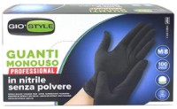 Mănuși de unică folosință GioStyle Black 8 M (51560) 100pcs