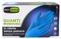 Mănuși de unică folosință GioStyle Blue 7 S (51556) 100pcs