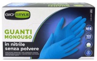 Mănuși de unică folosință GioStyle Blue 8 M (51557) 100pcs