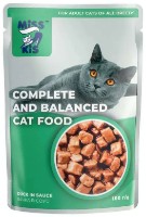 Hrană umedă pentru pisici Miss Kis Adult Duck in Sauce 24x100g