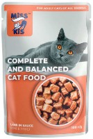 Hrană umedă pentru pisici Miss Kis Adult Lamb in Sauce 24x100g