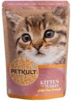 Hrană umedă pentru pisici Petkult Kitten Turkey 100g