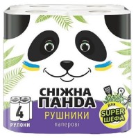 Бумажные полотенца Снежная Панда 13.2m 4pcs
