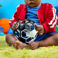 Jocarie educativa Bright Starts  Grippin' Goals White/Black (16907) imaginea #2 — magazin online Desire.md