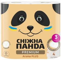 Hârtie igienica Снежная Панда Premium Aroma Plus 3 plies 4 rolls