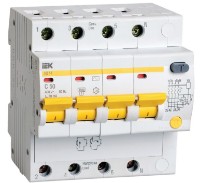 Siguranță automată diferențială IEK MAD10-4-050-C-030