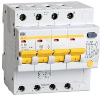 Siguranță automată diferențială IEK MAD10-4-050-C-100